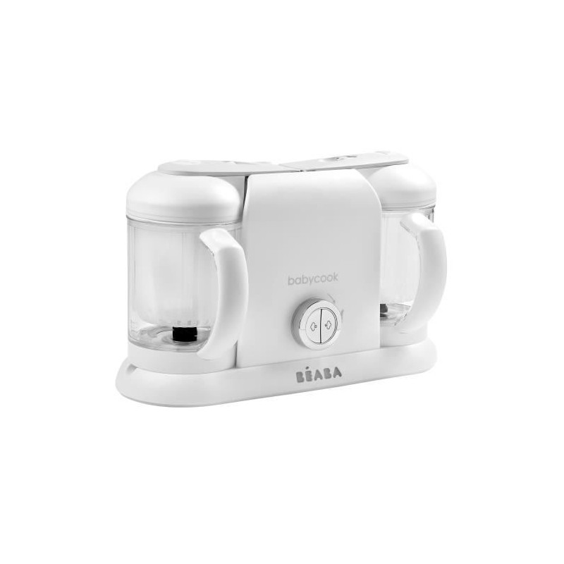 BEABA Babycook Duo Baby Robot White & Silver