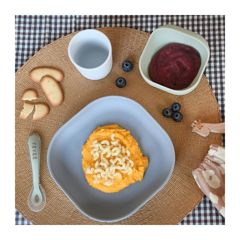BEABA Silicone meal set 4 pieces - jungle