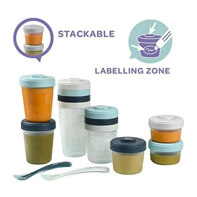 BEABA Pack 1st Storm meal (2x90ml + 4x150ml + 6x250ml + 2 scoops 1st a