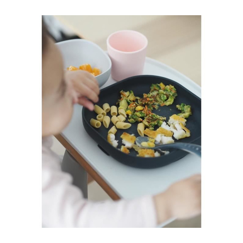BEABA, Baby Silicone Meal Box, With Suction Cup, Anti-slip, 4 Pieces,