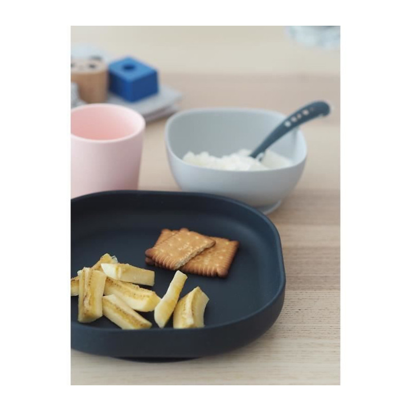 BEABA, Baby Silicone Meal Box, With Suction Cup, Anti-slip, 4 Pieces,