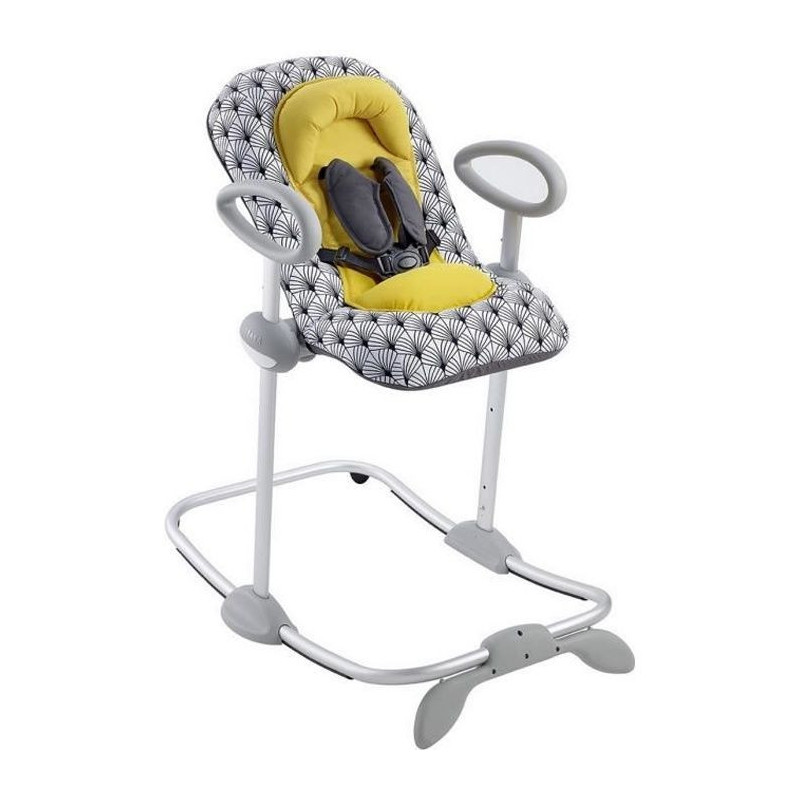 BEABA, Bouncer Up&Down III Special Edition - Yellow Palm tree