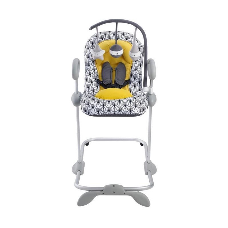 BEABA, Bouncer Up&Down III Special Edition - Yellow Palm tree
