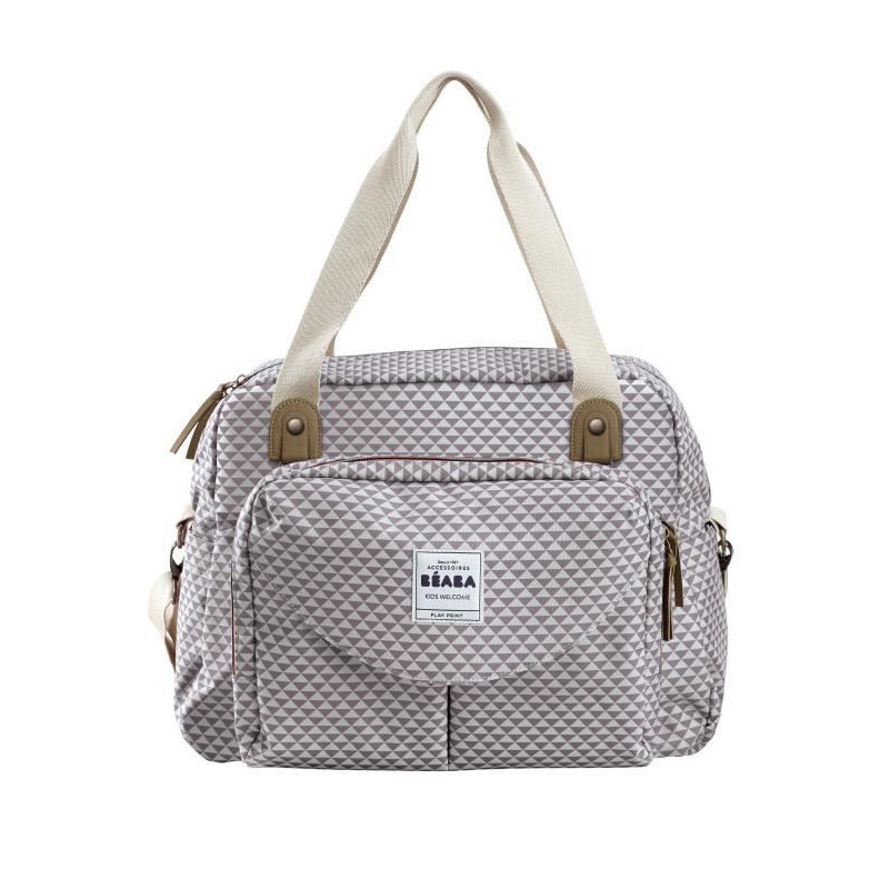 BEABA Sac a langer Geneve II Play Print grey/coral - 23L