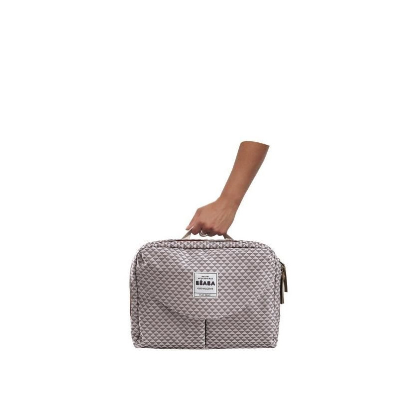 BEABA Sac a langer Geneve II Play Print grey/coral - 23L