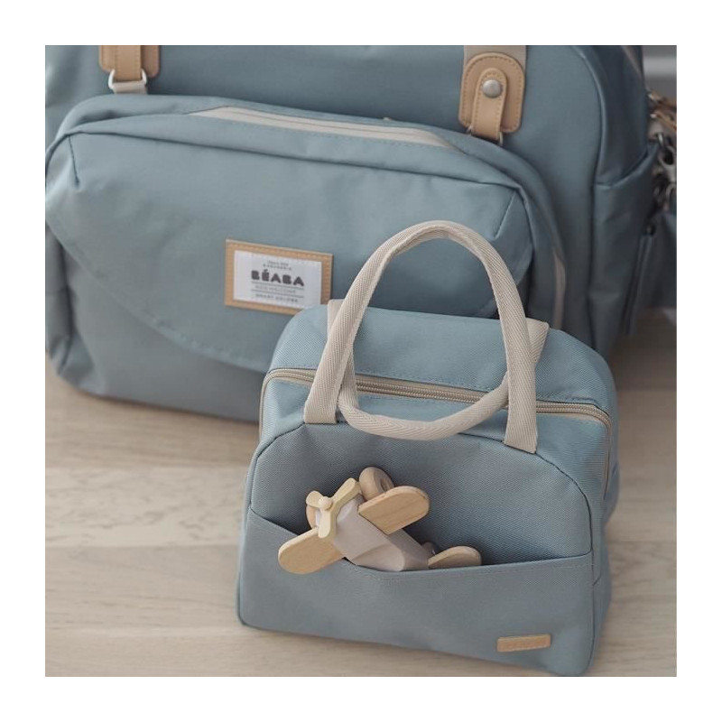 BEABA, Insulated lunch bag Sage green