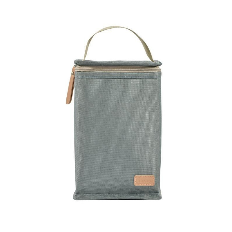 Beaba, baby meal pouch, isothermal, sage green