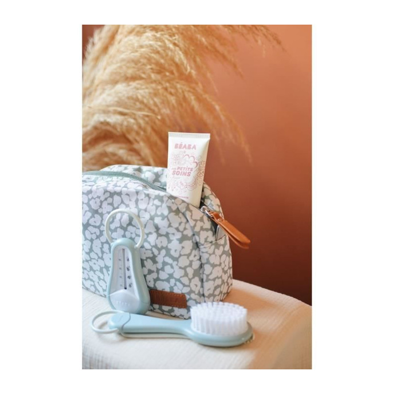 BEABA, cherry blossom baby toiletry bag