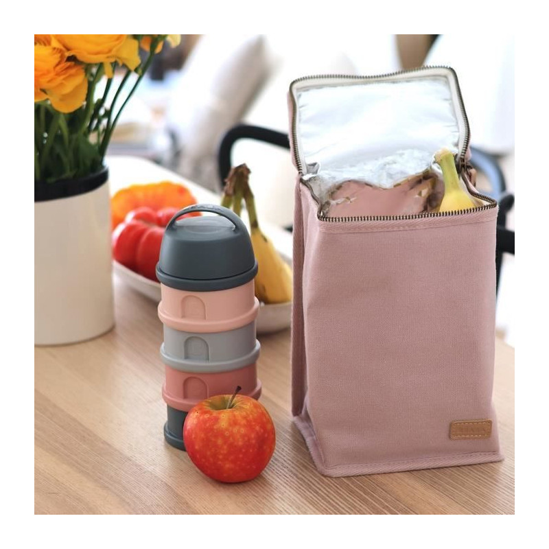 BEABA, Baby meal pouch, insulated, powder pink