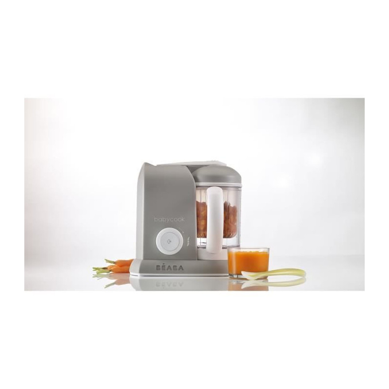 BEABA Babycook Solo 4-in-1 Baby Kitchen Robot - Gray