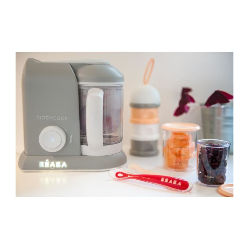 BEABA Babycook Solo 4-in-1 Baby Kitchen Robot - Gray