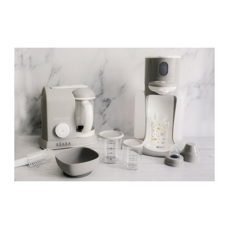 BEABA Babycook Solo 4-in-1 Baby Kitchen Robot - Gray