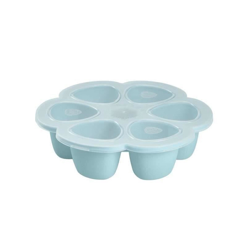 BEABA Multiportions silicone 6x90 ml blue