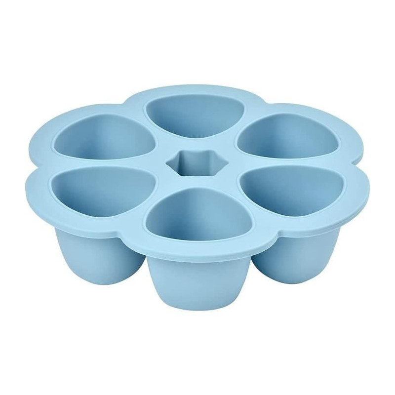 BEABA Multiportions silicone 6x90 ml blue