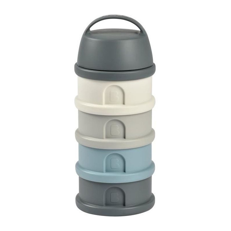 Beaba, dosser box, 4 compartments, mineral Gray / Blue