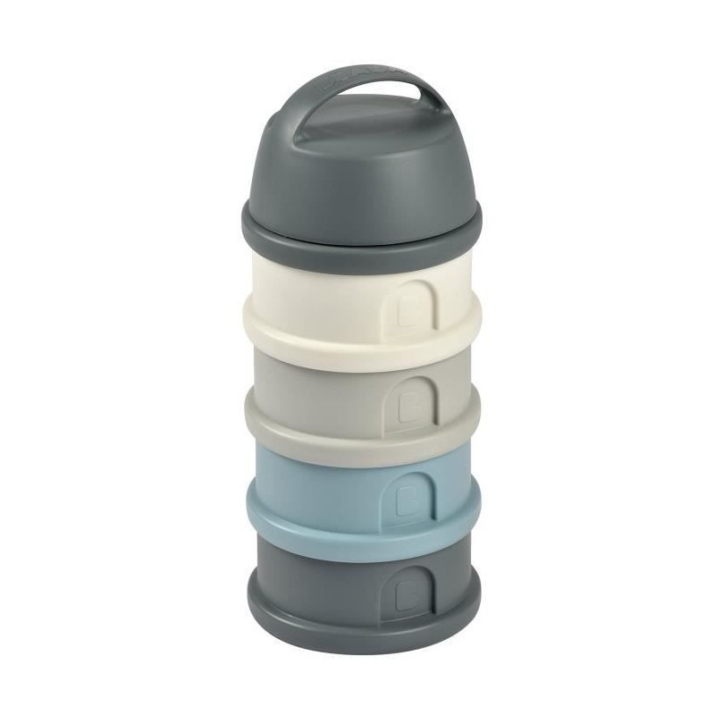 Beaba, dosser box, 4 compartments, mineral Gray / Blue