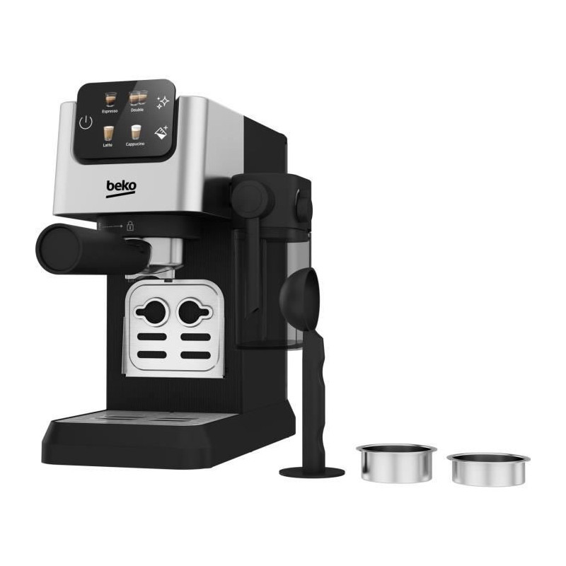 Manual espresso machine - BEKO - CEP5304X - 1628 W - 1.1 L - Silver