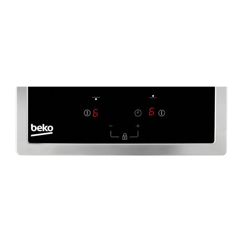 BEKO HDMC32400TX - Ceramic glass hob - 2 zones - 3000W - L28.8 x D57cm