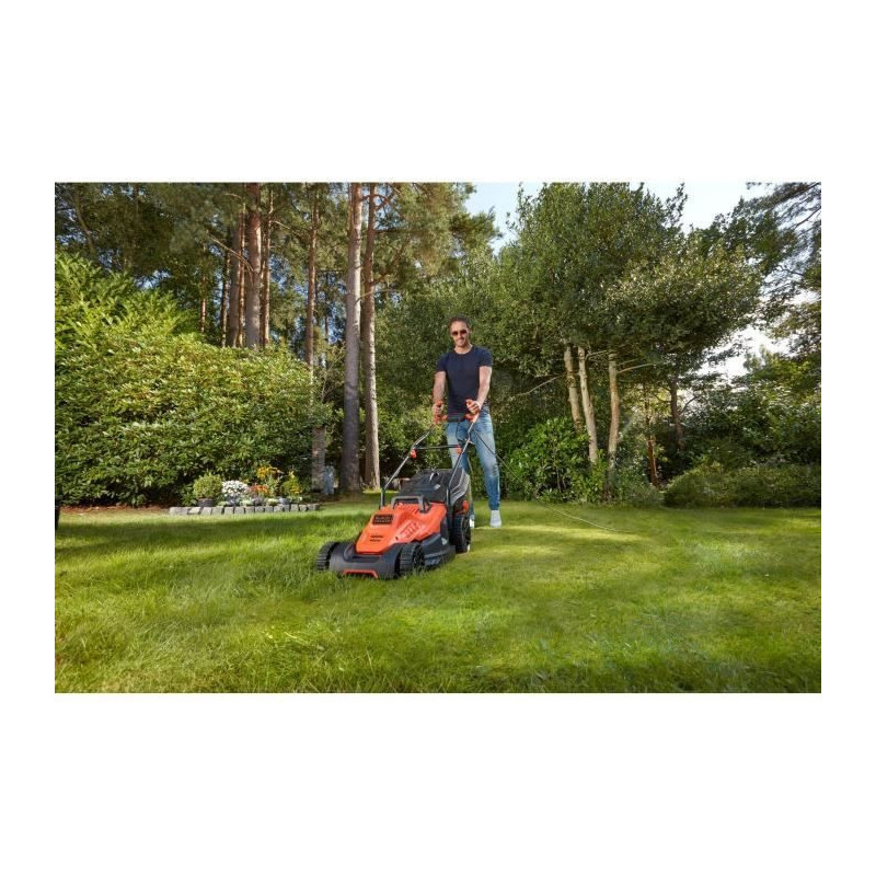 BLACK & DECKER Lawnmower 42cm 1800W - Handle Bike BEMW481BH
