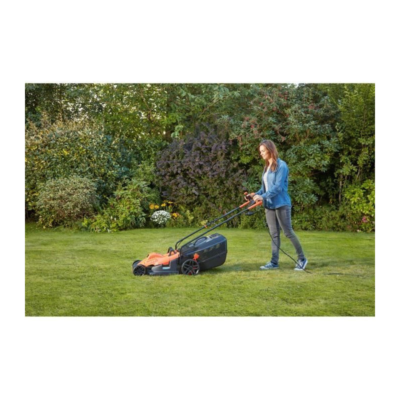 BLACK & DECKER Lawnmower 42cm 1800W - Handle Bike BEMW481BH