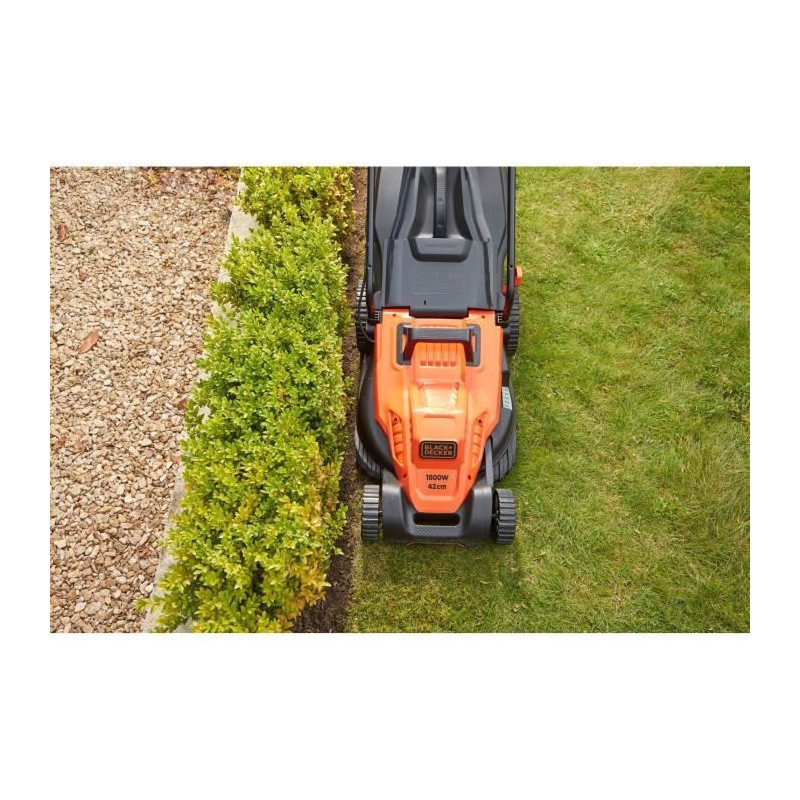 BLACK & DECKER Lawnmower 42cm 1800W - Handle Bike BEMW481BH