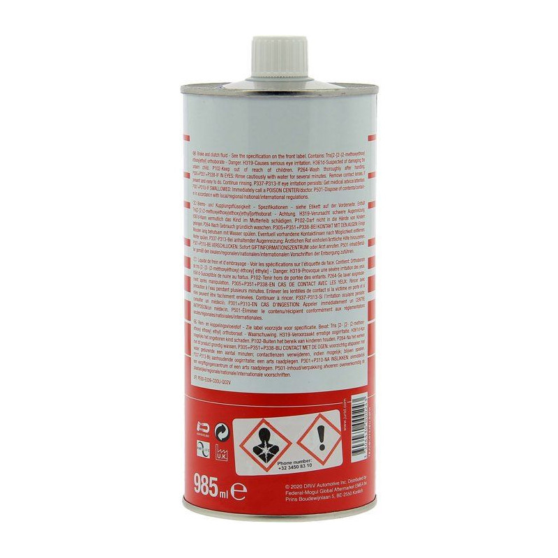 JURID Brake fluid 55+ DOT 4 - 1L