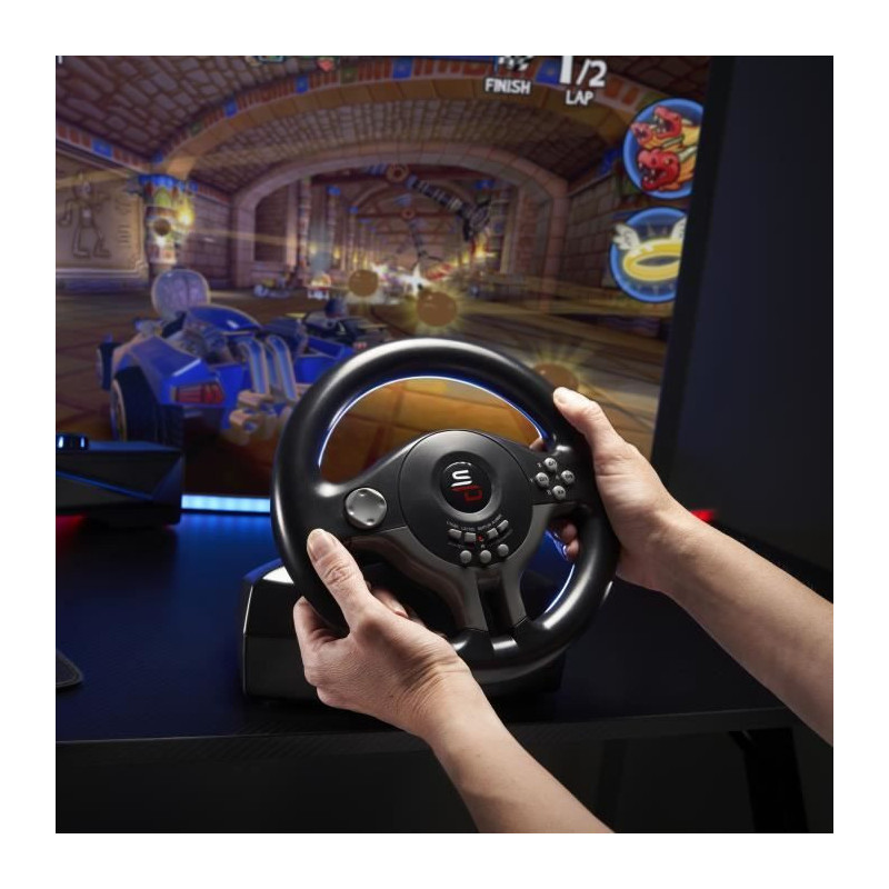 Steering Wheel Driving Wheel - SUBSONIC - Compatible Switch, PS4, Xbox