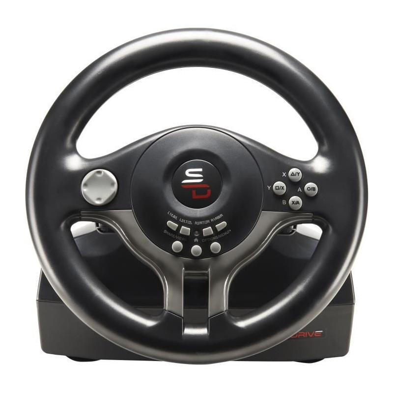 Steering Wheel Driving Wheel - SUBSONIC - Compatible Switch, PS4, Xbox