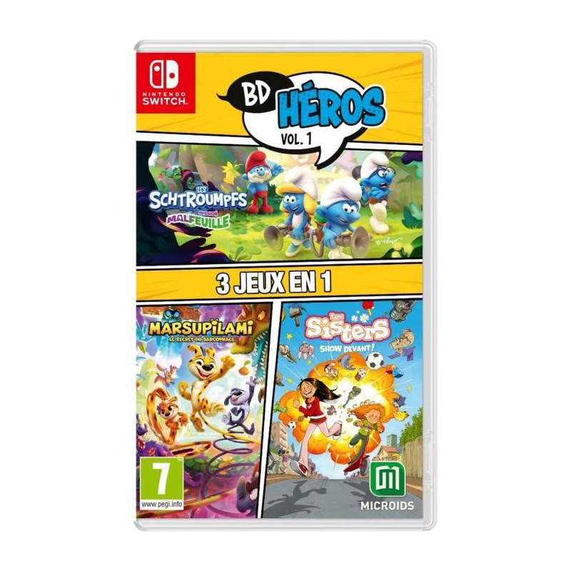 Pack Bd Heros Vol.1: The Smurfs Mission Malfeuille Sisters 1 Marsupila