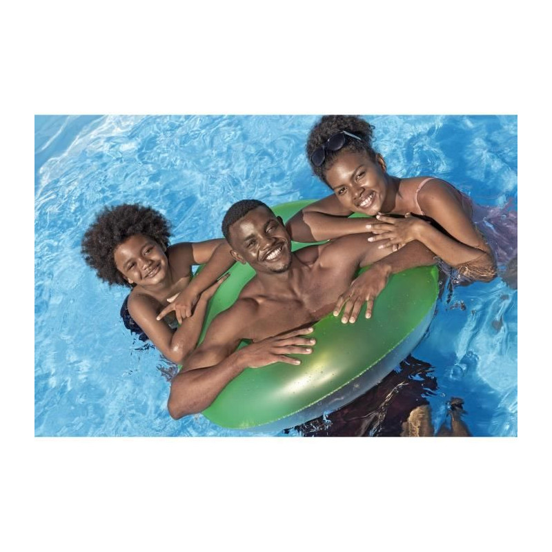 BESTWAY Inflatable Pool Kit - Fast Set - 396 x 84 cm - Round (Cartridg