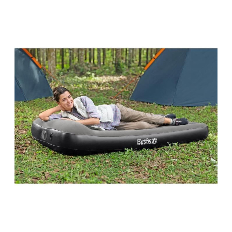 Inflatable mattress - BESTWAY - 671BQ - Tritech Twin - 1 person, integ