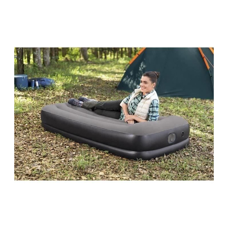 Air mattress - BESTWAY - 671BT - Tritech Twin - 1 person, integrated U