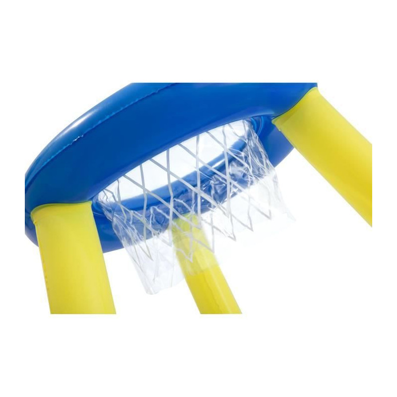 Floating basketball hoop, ball, 3 rings, diameter 61 cm
