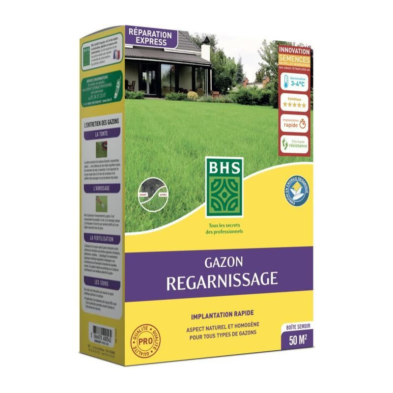 Lawn - BHS - Lawn Regrowth 1kg