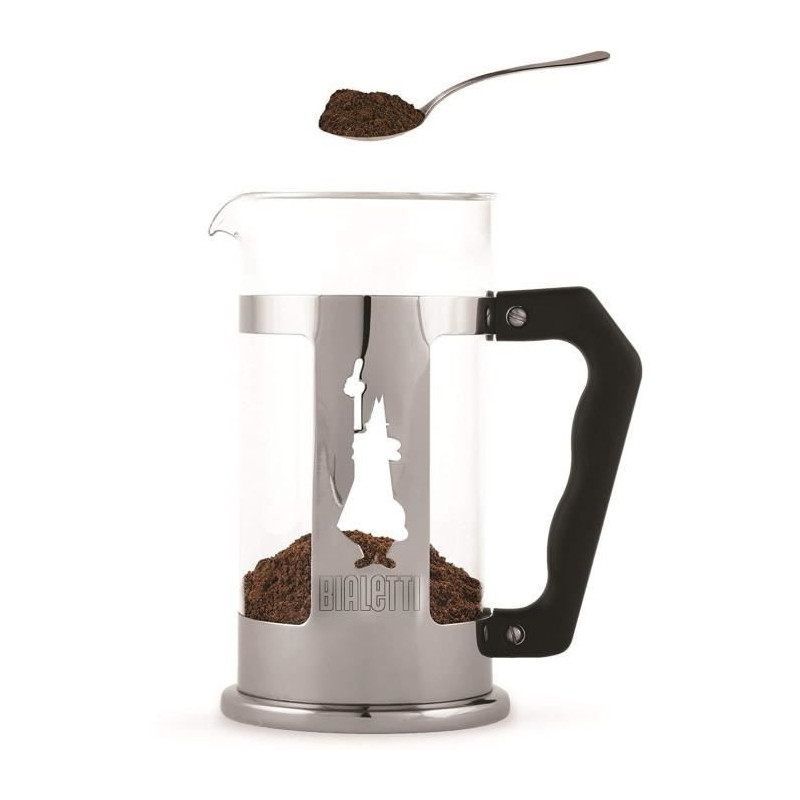 French press coffee maker - BIALETTI - 0003160/NP - 350 ml - Steel