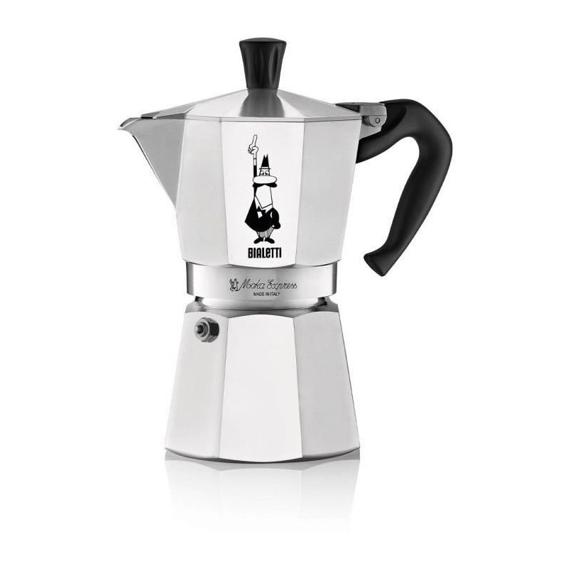 Bialetti MOKA EXPRESS 6 CUPS Italian or French press coffee maker