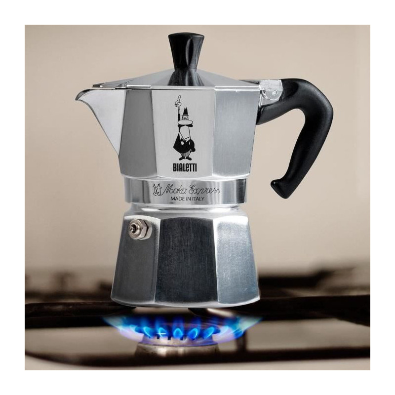 Bialetti MOKA EXPRESS 6 CUPS Italian or French press coffee maker