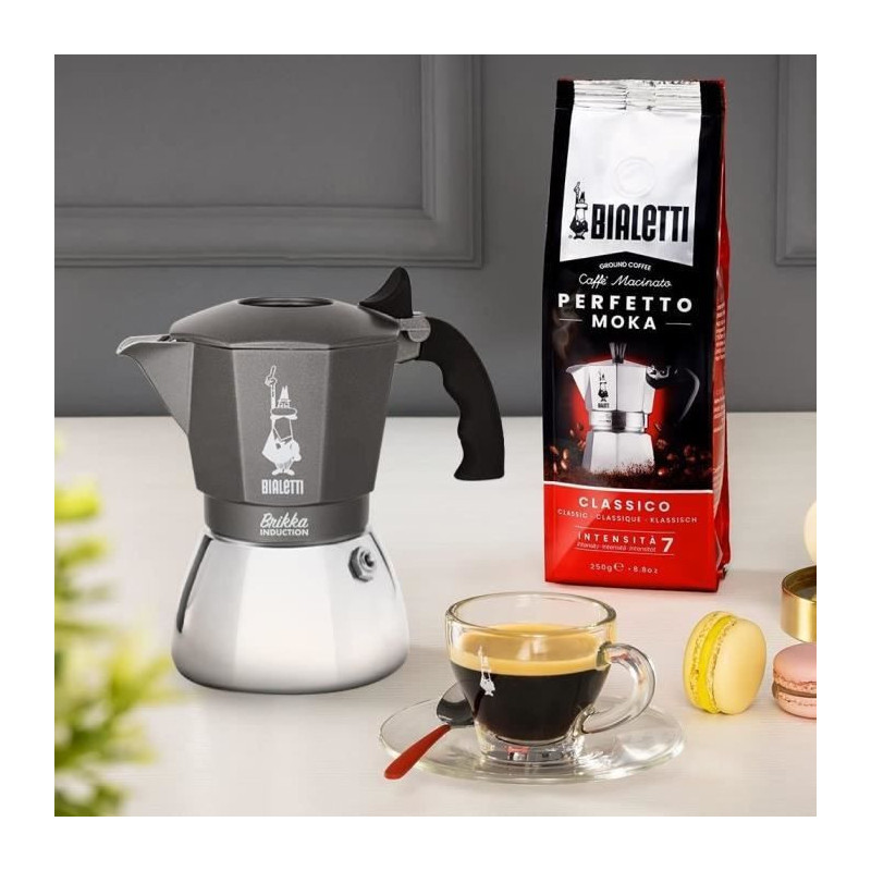 Bialetti - Brikka - induction 4 cups Italian