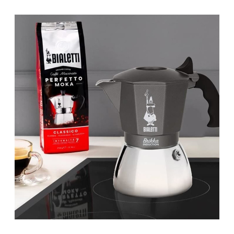 Bialetti - Brikka - induction 4 cups Italian