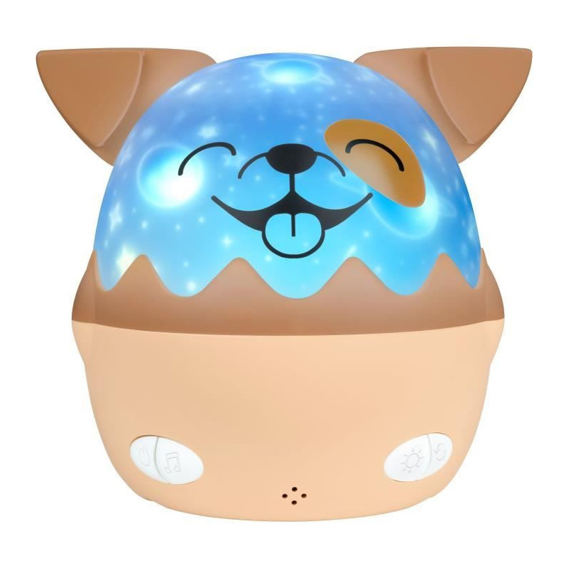 Wireless Musical Night Light - BIGBEN - Dog - 360° Projection, 13 Mov