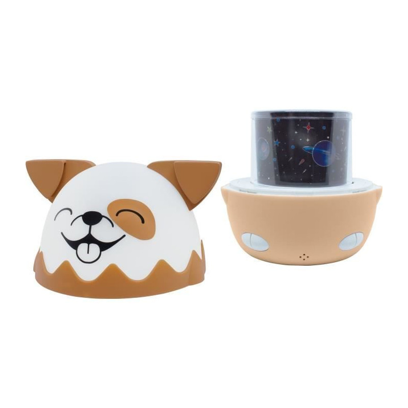 Wireless Musical Night Light - BIGBEN - Dog - 360° Projection, 13 Mov