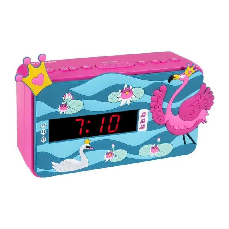 BIGBEN R15PRINCESS3D Bluetooth Speaker Alarm Clock Face 3D Effect Deco
