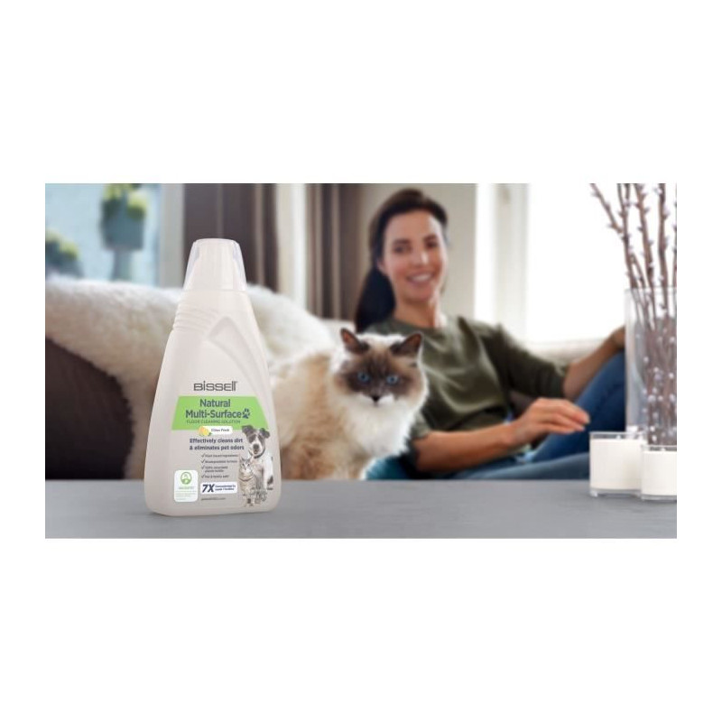 BISSELL B3122 Crosswave Floor Cleaner with Natural Formula - 1L, Speci