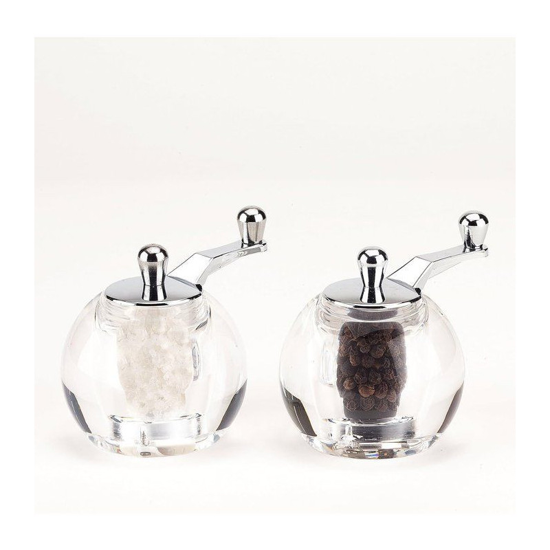 BISETTI 6918S Elba Acrylic Salt Mill 9cm