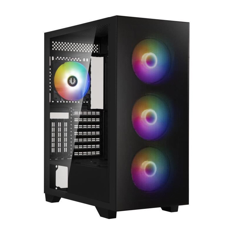 PC case - BITFENIX - Flow (Black) - Mid-tower - ATX format - Without p
