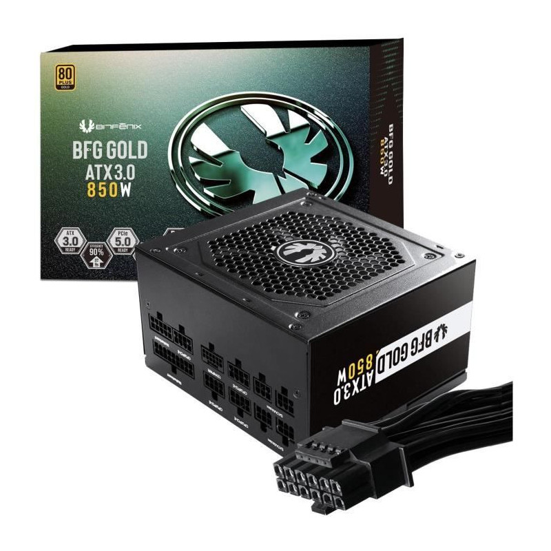 BITFENIX BFG GOLD 850W (80+ Gold) ATX 3.0 - PC power supply - 850W