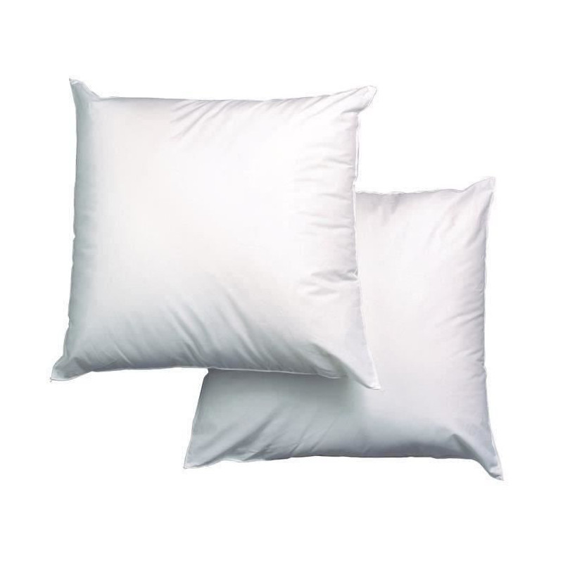 Blanreve batch of 2 triple protection pillows - 60 x 60 cm - white