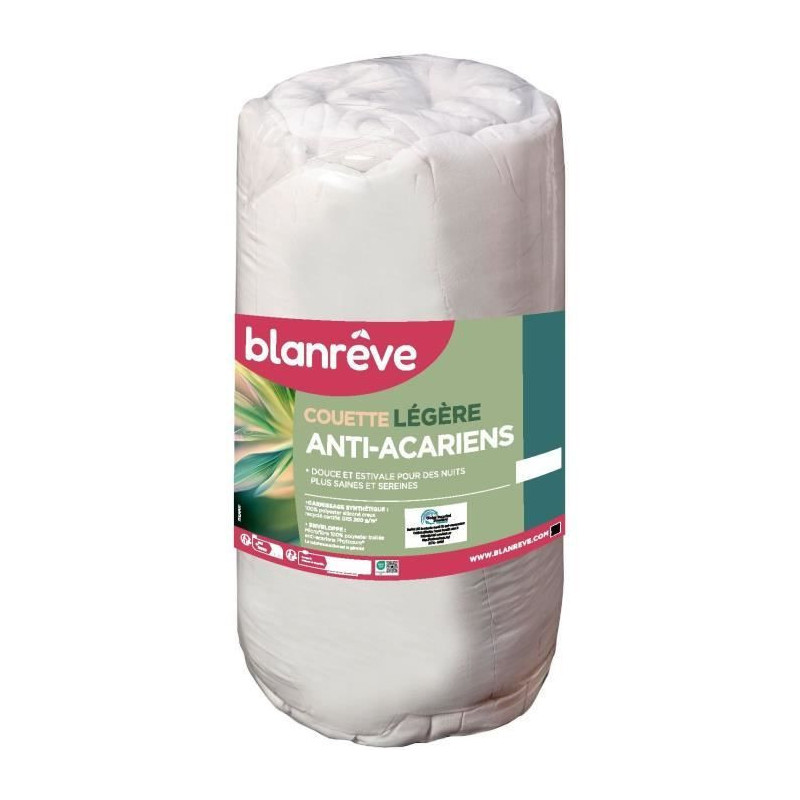 Lightweight anti-dust mite duvet - 200 gr/m² - BLANREVE - 140 x 200 c