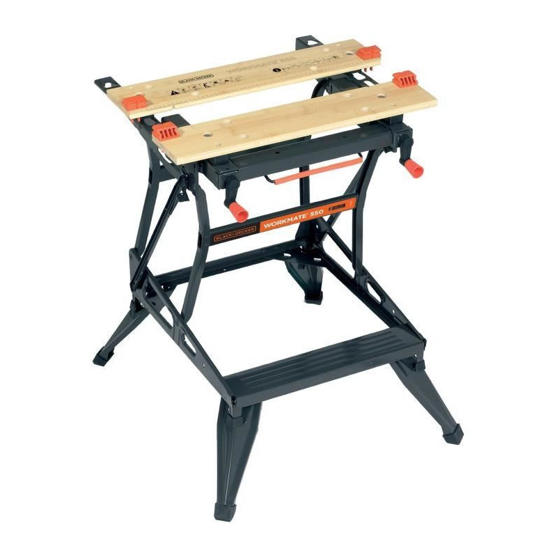 Black+Decker Establi Estau Poldable Format 226mm WM550-XJ 2 bamboo jaw