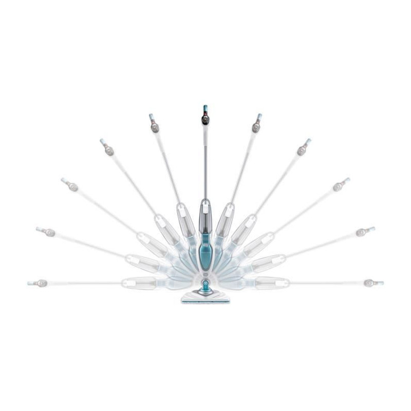BLACK & DECKER FSM1630-QS - Delta head steam mop - 1600 W - 4 accessor
